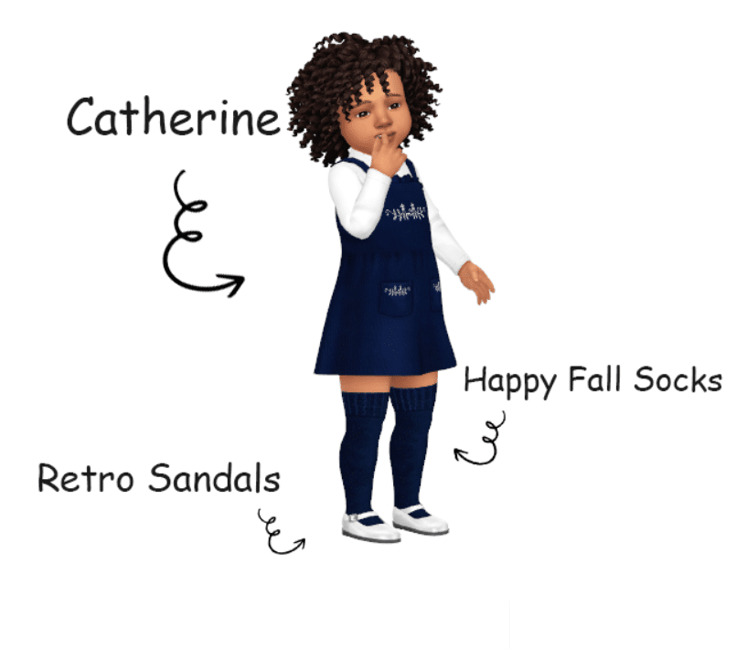 Catherine Clothes Set for Female Toddlers