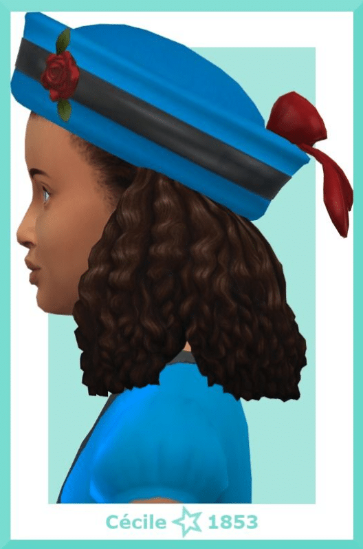 Cecile Sailor Hat Accessory for Female Children