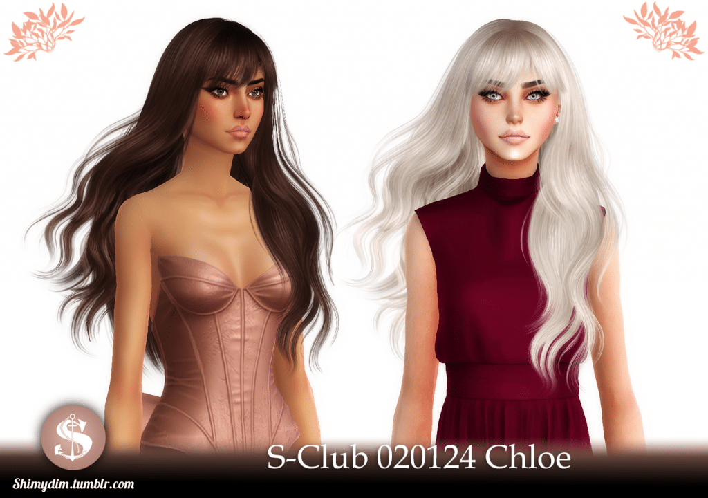 Chloe Long Wavy Hairstyle Retexture for Female