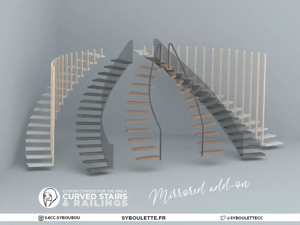 Curved Stairs & Railings