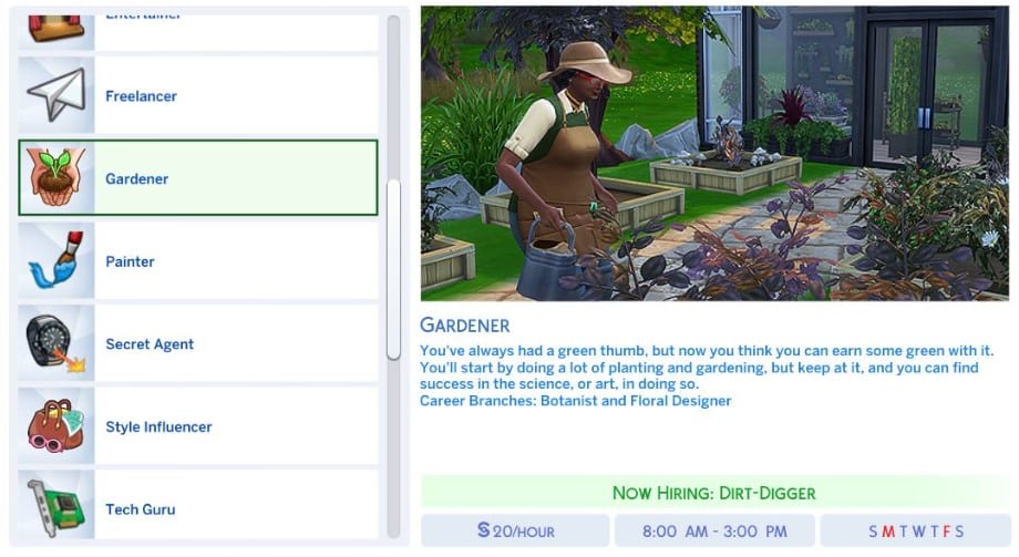 Gardener Career 1
