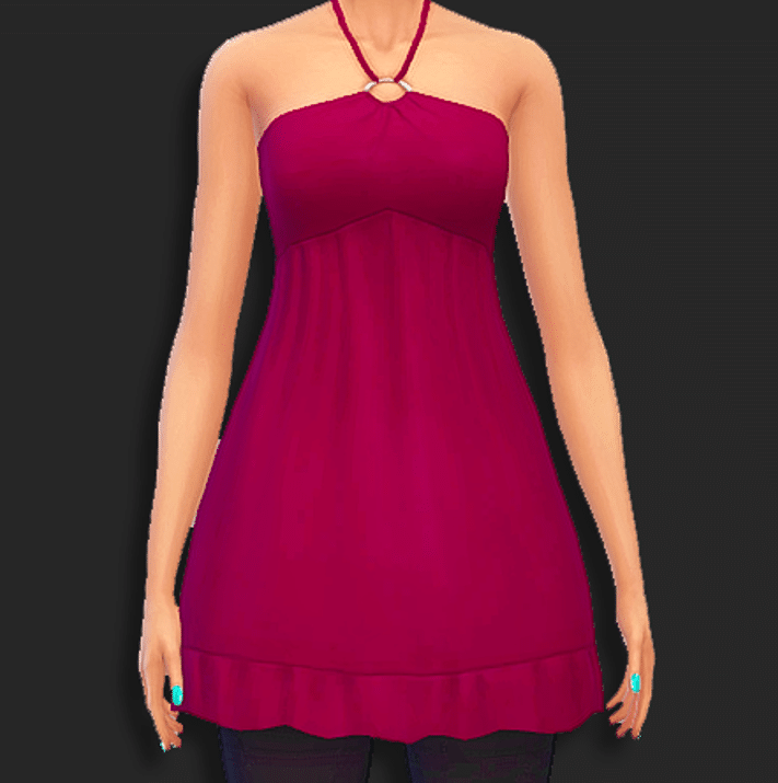 Halter Sundress Recolor for Female