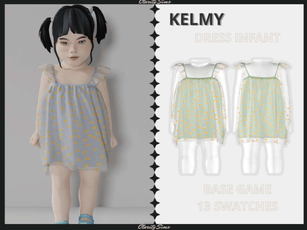 Kelmy Cute Dress for Female Infant
