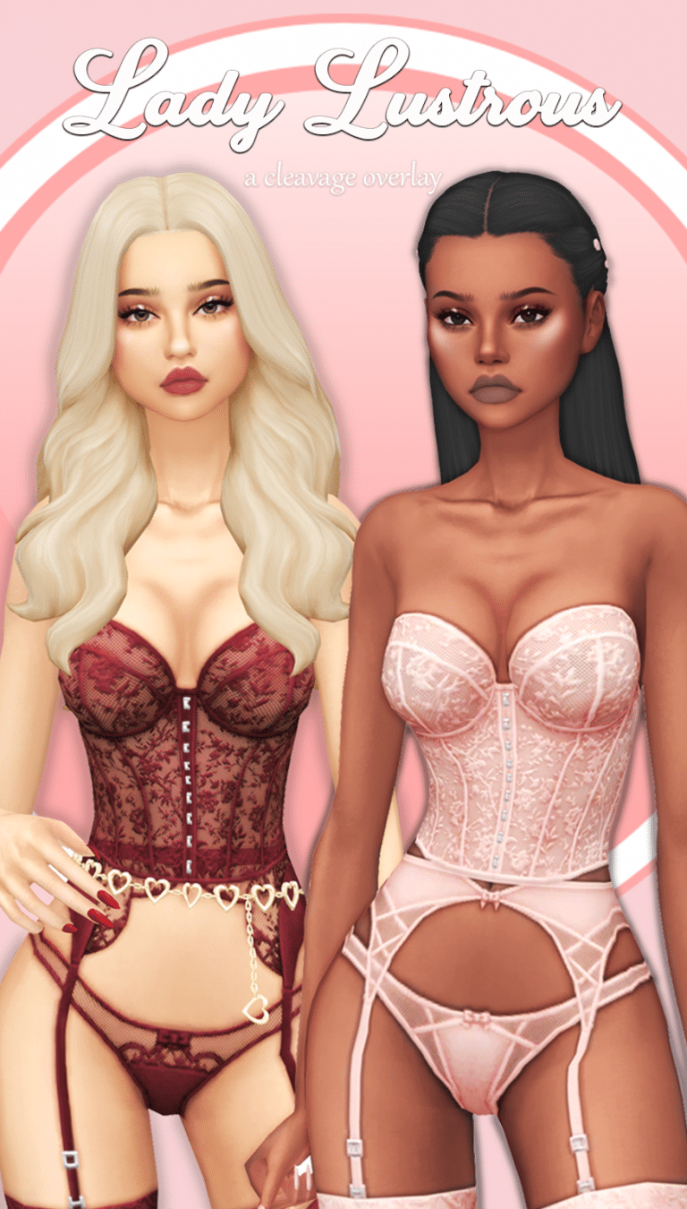 Best Cleavage Overlay Cc And Mods For The Sims 4