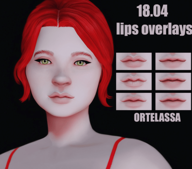 Lips Overlay for Female