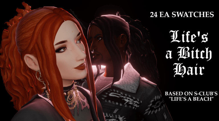 Long Curly Ponytail Hairstyle for Male and Female [MM]