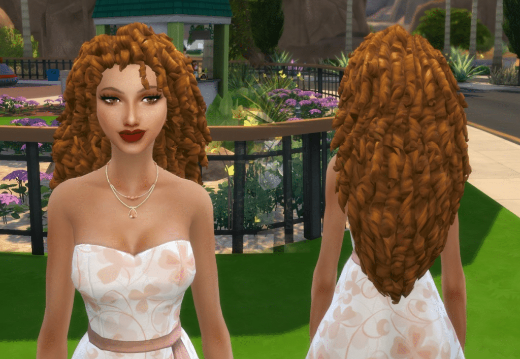 Miriam Long Thick Curly Hairstyle for Female