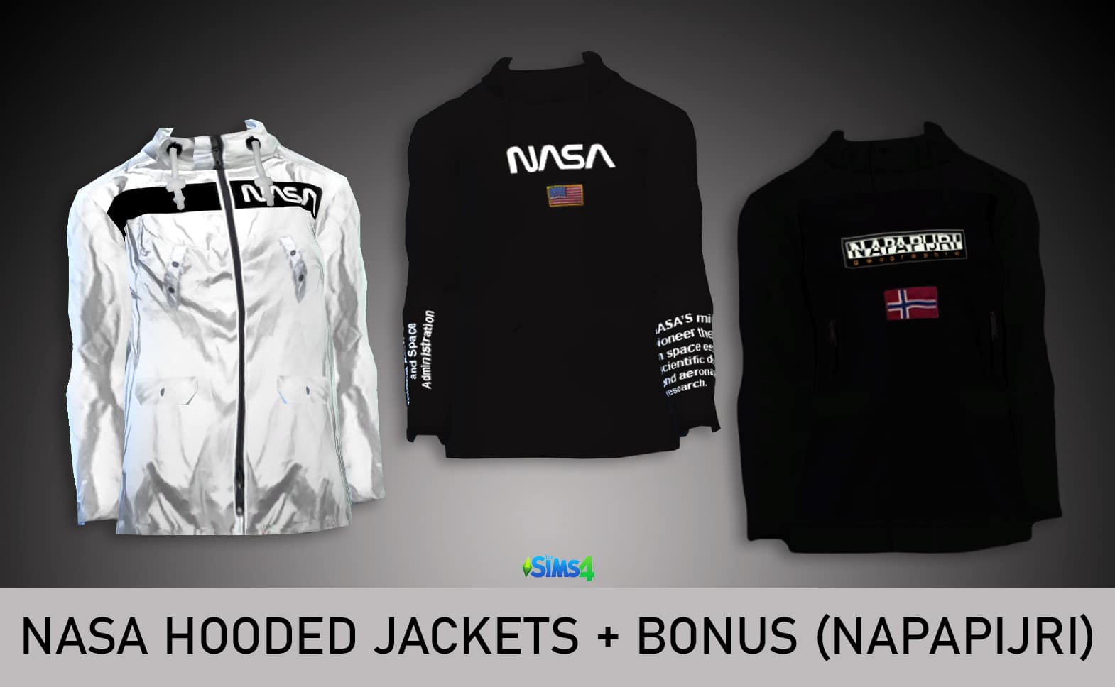 NASA Hooded Jackets