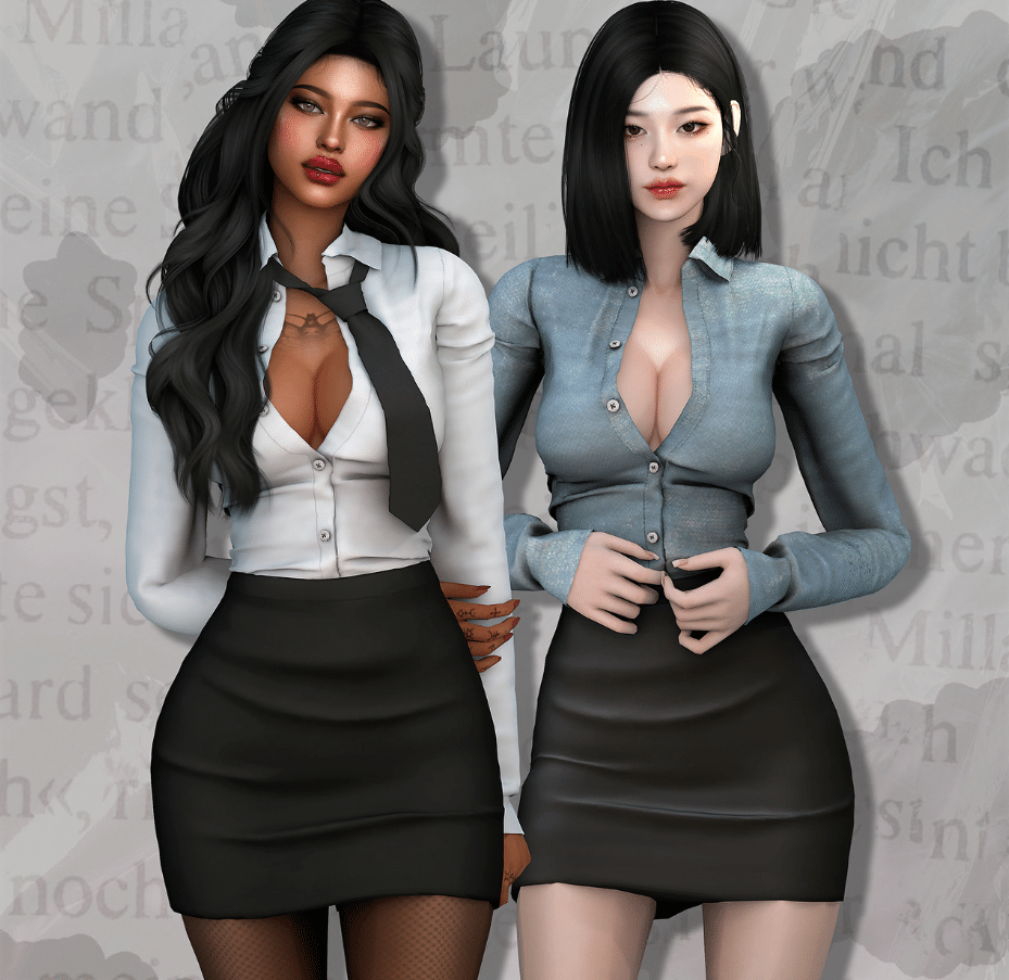 Office Look Clothes Set for Female