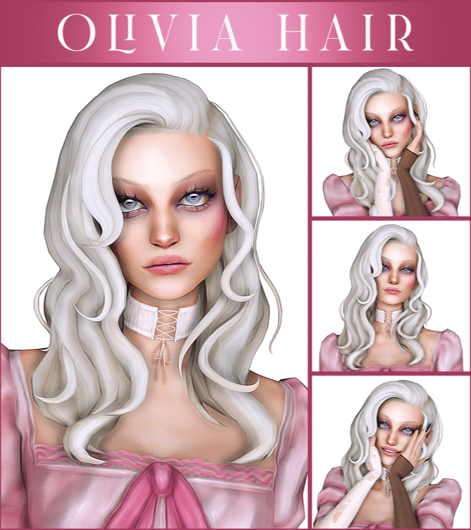 Olivia Long Wavy Hairstyle for Female