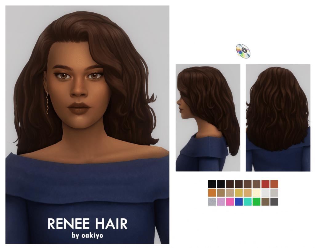 Renee Thick Long Stylish Wavy Hairstyle for Female