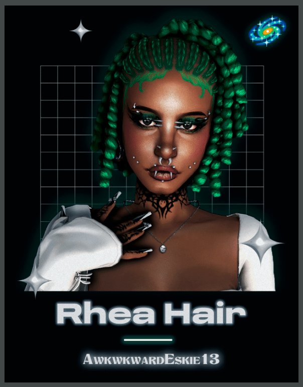 Rhea Short Braided Hairstyle for Female