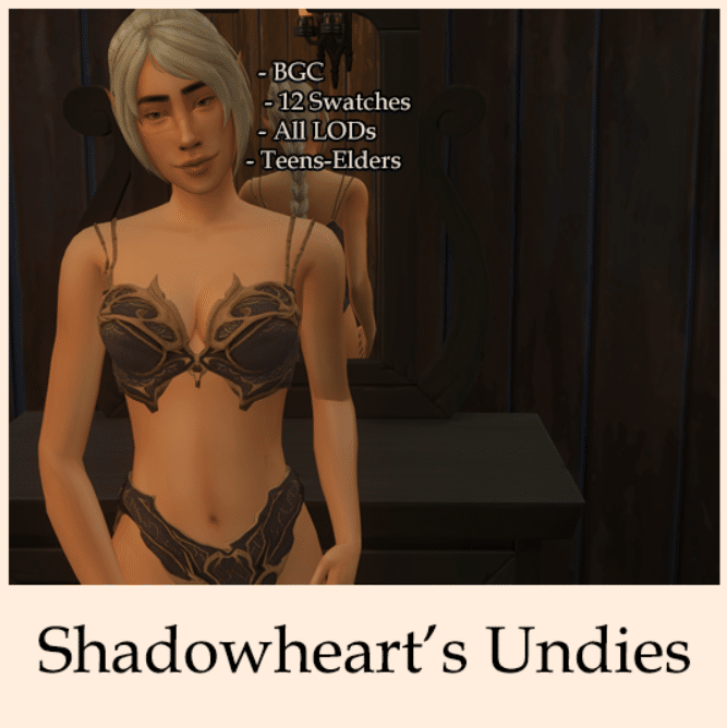 Shadowheart Underwear Set for Female