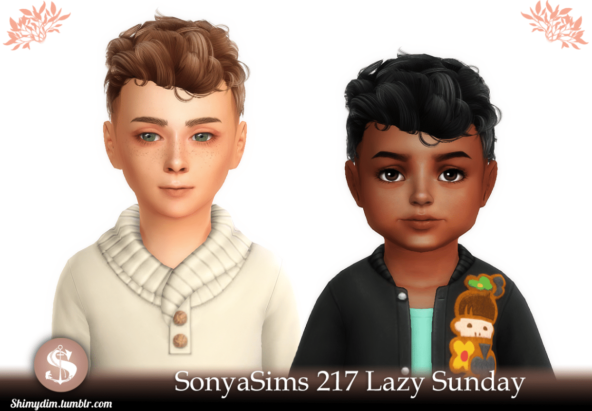 Short and Curly Hairstyle for Toddler and Children [ALPHA]