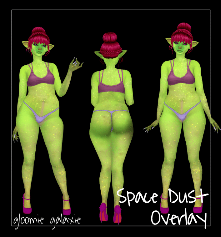 Space Dust Skin Detail Overlay for Male and Female