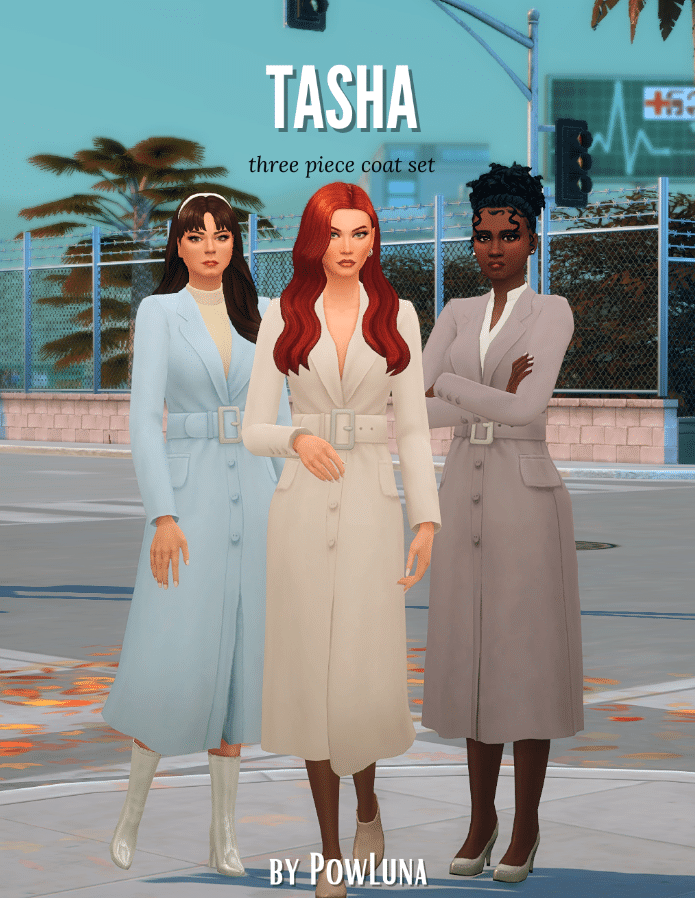 Tasha Long Coat Set for Female