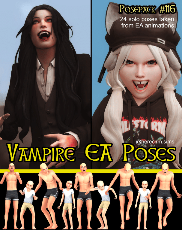 Vampire Solo Pose Pack