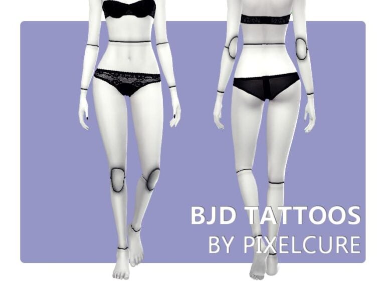 Search Results 78 Custom BJD-Style Upper-Torso Tattoo Assets for Characters