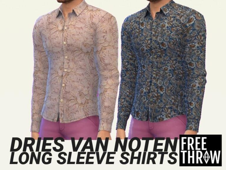 Search Results 16 Dries van Noten-Inspired Long Sleeve Shirt Collection