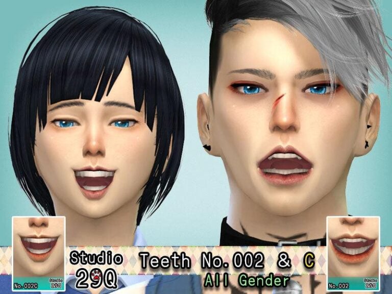 Search Results 37 Teeth No.002: Young Adult & Children, All Genders & Occult, EA Mesh Mod