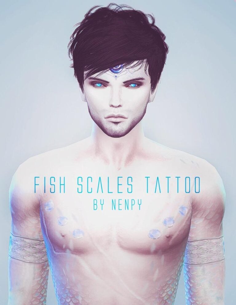 Search Results 70 Rainbow Fish Scales Tattoo: Full Body & Face, Unisex, Custom Thumbnail