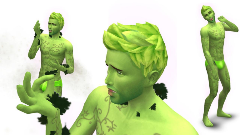 Search Results 87 Enhance Your Sims with Green Sclera Eyes, Body Vines & Unisex Hair Override