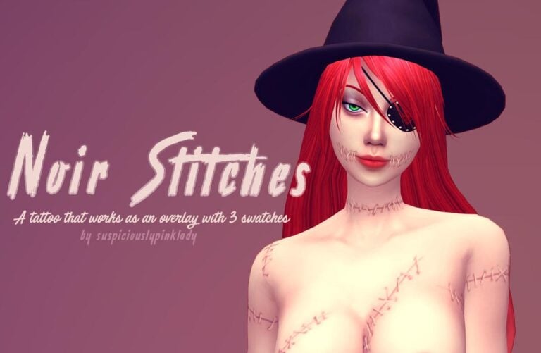 Search Results 69 Noir Stitches: Simblreen Tattoo Gift, Base Game, Custom Thumbnail
