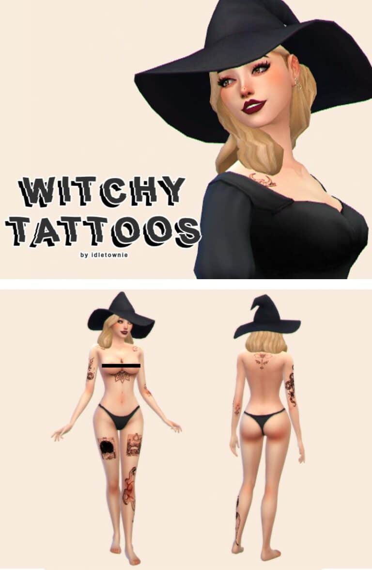 Search Results 68 Witchy Tattoo Collection: Snakes, Florals, Moon, Sun, Mandala, Tarot Cards