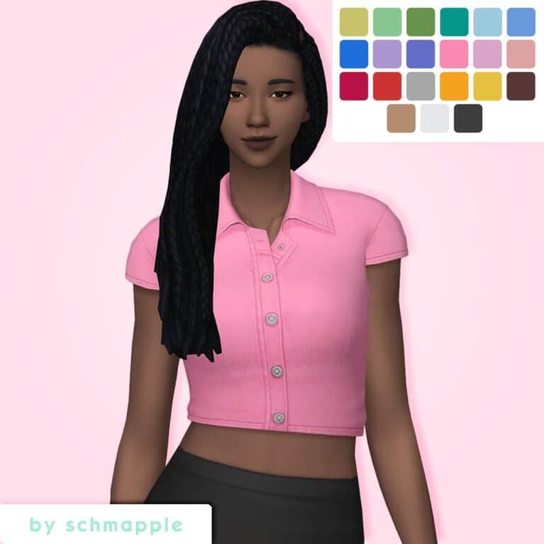 Search Results 35 Cropped Button-Up: Pocketless, Seam-Free, Discover University Top in 21 Swatches