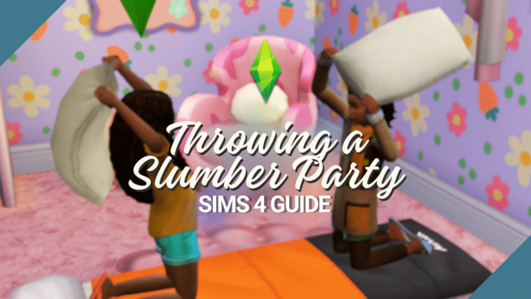Throwing a Slumber Party In The Sims 4