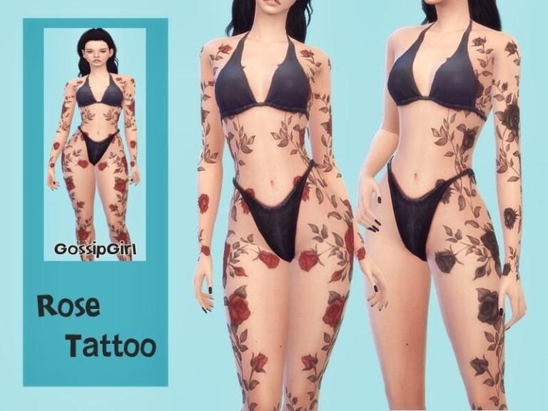 Search Results 65 Rose Tattoo: Unisex, All Skins, Teen-Elder, Custom Thumbnail, Base Game