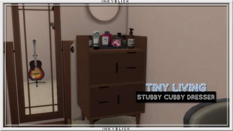 Tiny Living Stubby Cubby Dresser Recolor: 11 Swatches, Get Famous Match