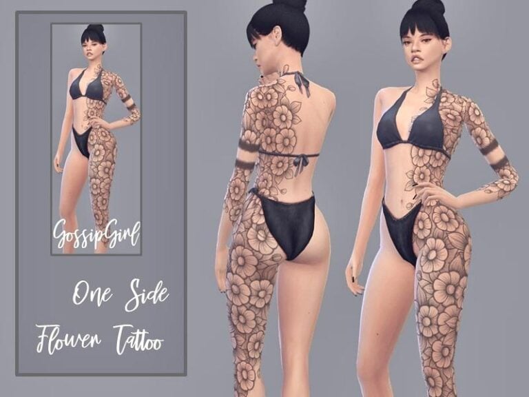 Search Results 76 Versatile One Side Flower Tattoo: All Skins, Ages, Genders, Base Game