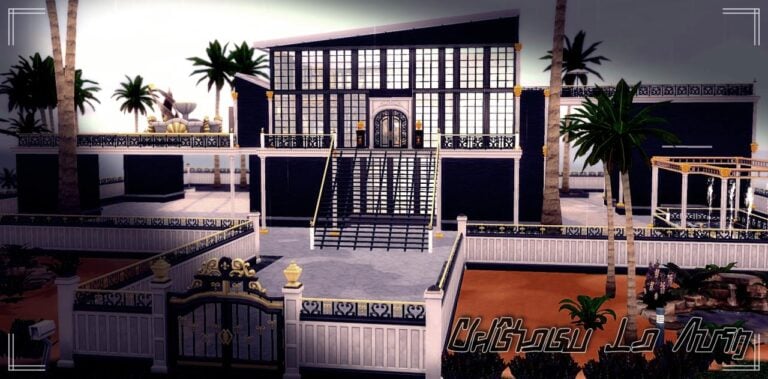 Search Results 48 Château la Noire: A Luxurious 64×64 Mansion in Del Sol Valley with Custom Content and Multiple Expansion Packs