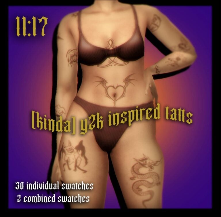 Search Results 50 Y2K-Inspired Tattoo Collection: Unisex, Multi-Swatch, Skin Tone Tested