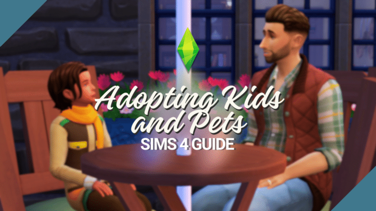 Adopting Kids and Pets in The Sims 4