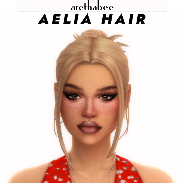 Aelia Bun Hairstyle for Female