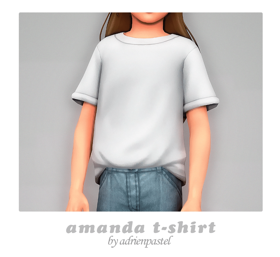 Amanda Plain T-Shirt for Children