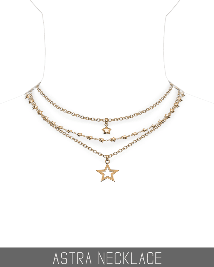 Astra Star Necklace Accessory for Female