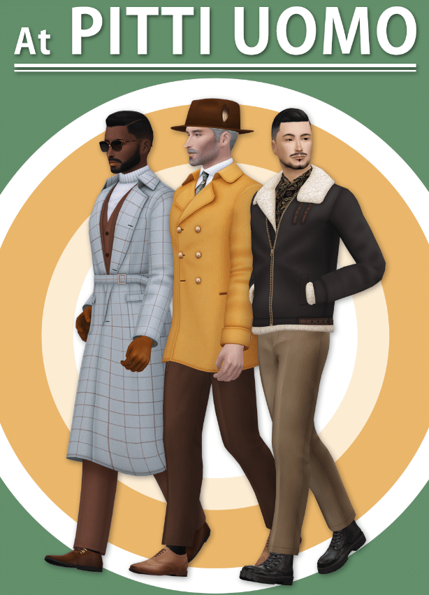 At Pitti Uomo Clothes Set for Male