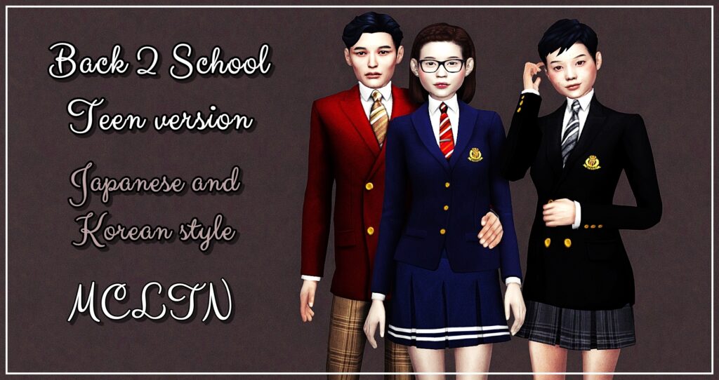 Back 2 School Japanese And Korean Style