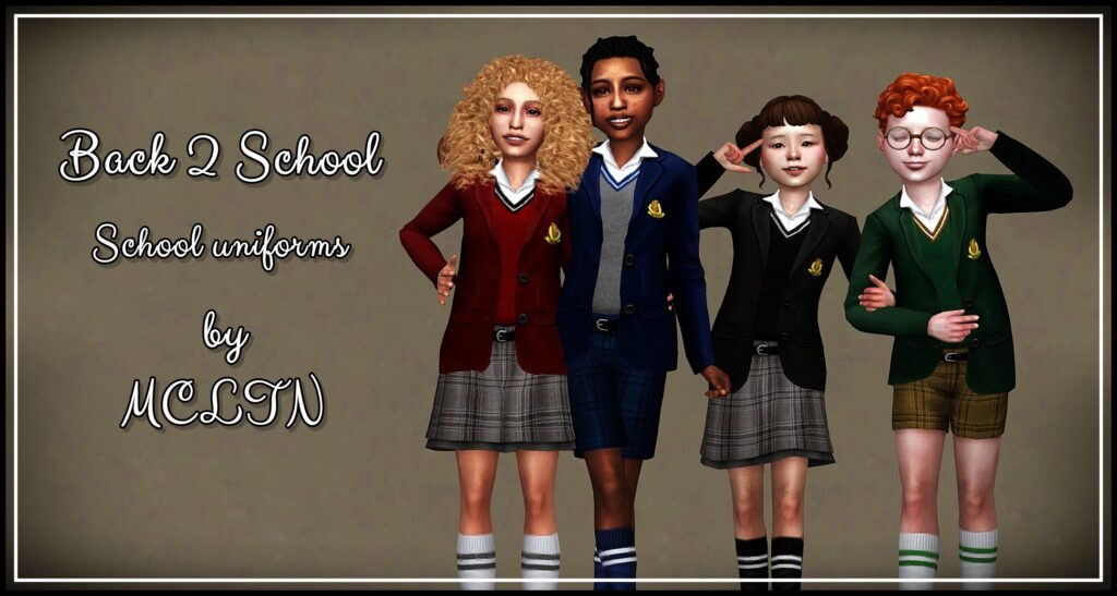 Back 2 School School Uniform For Kids