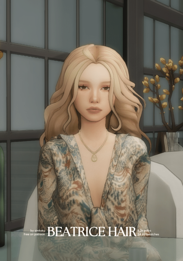 Beatrice Long Stylish Wavy Hairstyle for Female