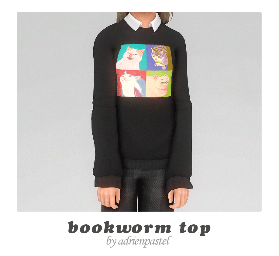 Bookworm Sweater with Undershirt for Children