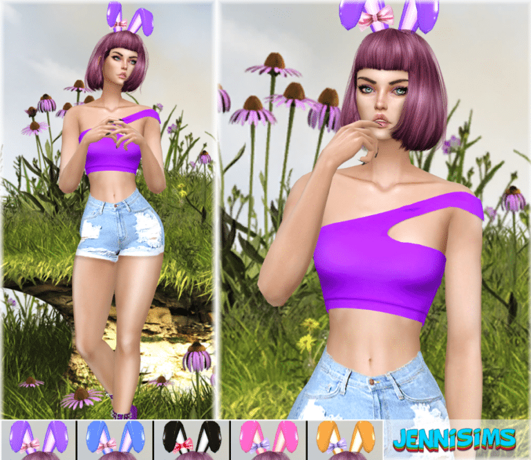 Bunny Ears with Ribbon Headband Accessory [ALPHA]