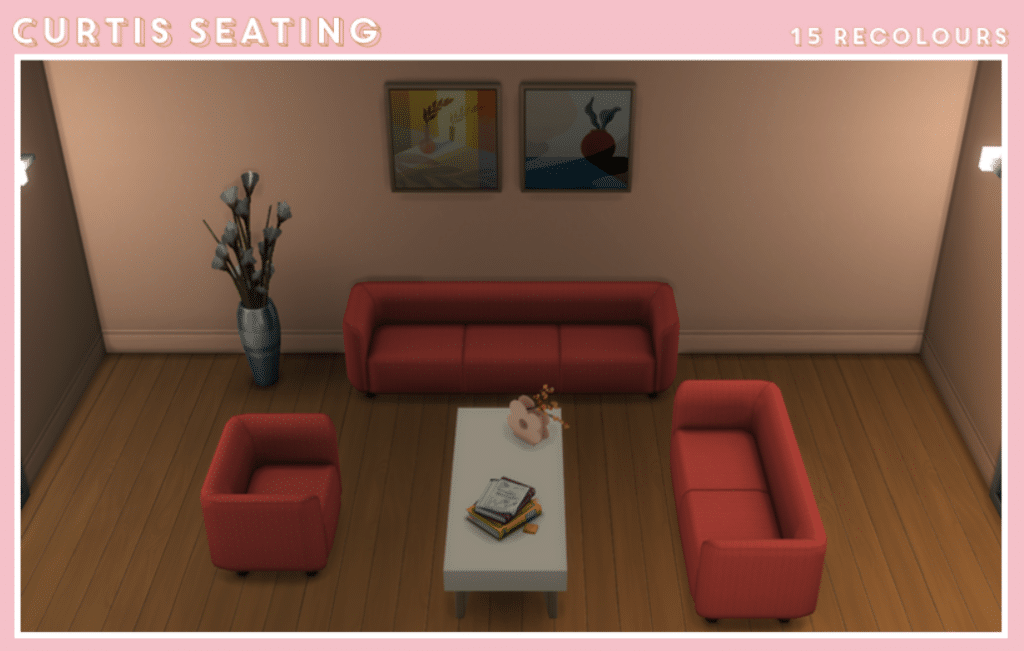 Curtis Living Room Sofa Set