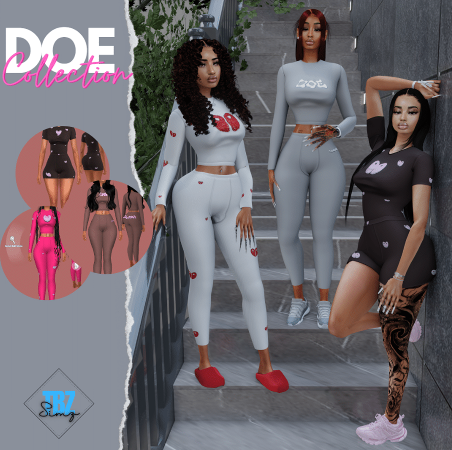 DOE Clothes Collection Set for Female
