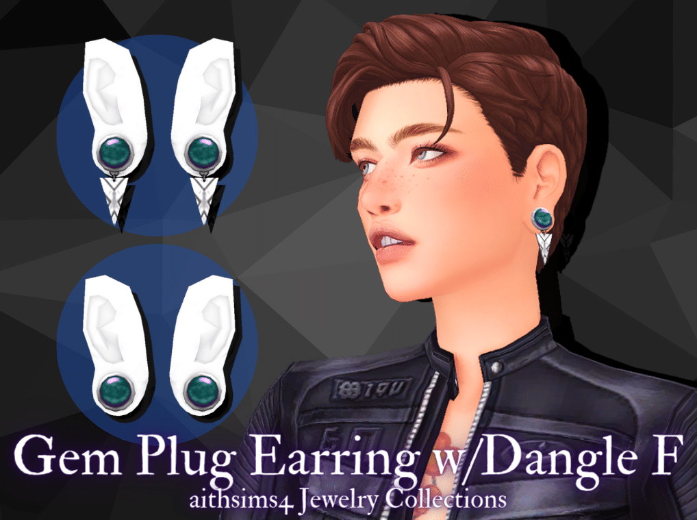 Gem Plug Earrings Accessory