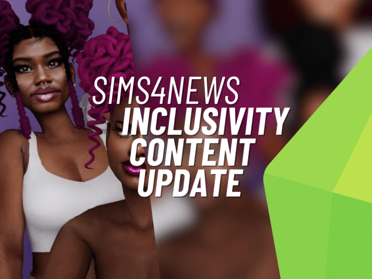 New Content Update: Inclusivity in The Sims 4