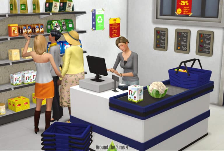 The Best Grocery Store CC for the Sims 4